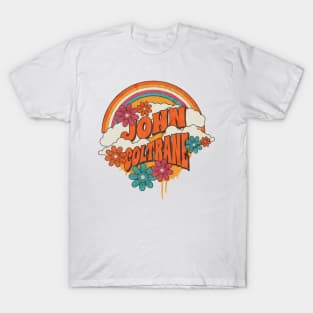 Retro Rainbow - John Coltrane T-Shirt